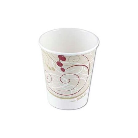 Lagasse SOLO Paper Hot Cups, Polylined, 10 oz., Symphony Design, 1000 ct SCC 370SMSYM